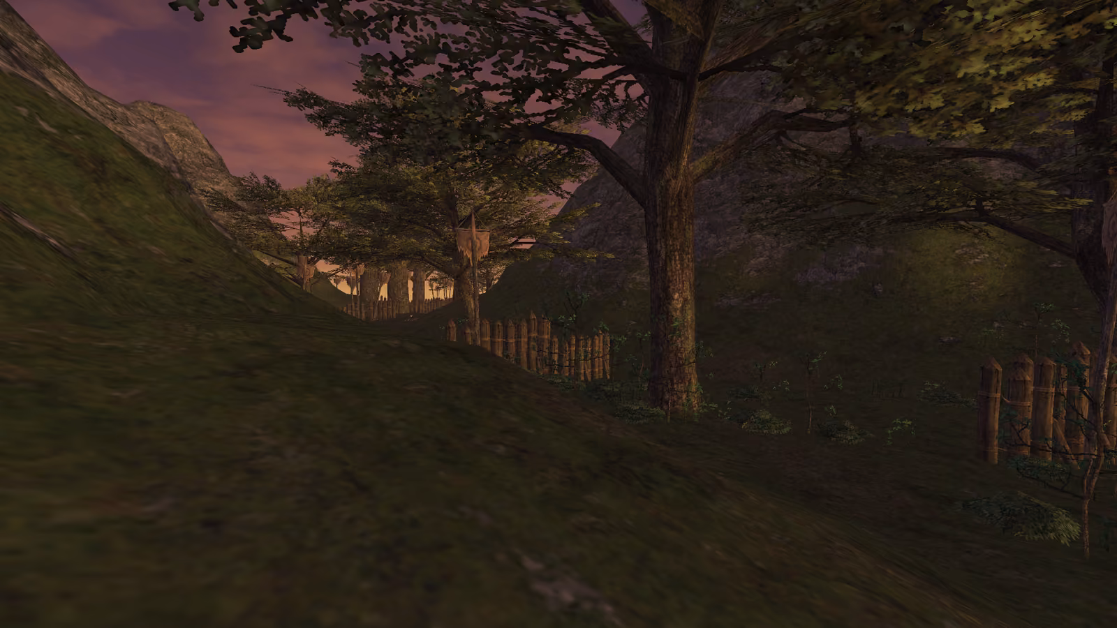 Dusk near Ghelsba